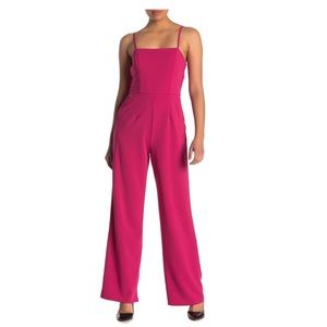 ROW A Wide Leg Back Cutout Jumpsuit